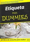 Cover of: Etiqueta Para Dummies
