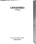 Cover of: Cancionero - Antologia