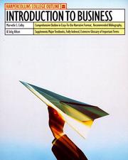 Cover of: HCO Intro to Busines (Harpercollins College Outline Series)