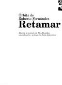 Cover of: Orbita de Roberto Fernandez Retamar (Pinos Nuevos)