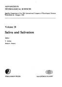 Cover of: Saliva and Salivation (Proceedings of a Satellite Symposium of the 28th Int'l Congress of Physiological Sciences, 28) by 