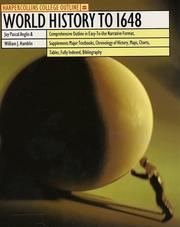 Cover of: World history to 1648 by Jay Pascal Anglin