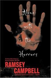Cover of: Alone with the Horrors by Ramsey Campbell