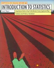 Cover of: Introduction to statistics