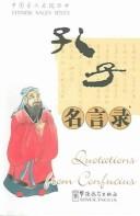 Cover of: Quotations From Confucius (Chinese Sages Series)