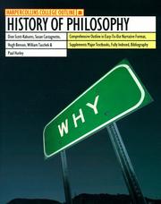 Cover of: History of philosophy