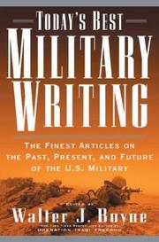 Cover of: Today's best military writing by [edited by] Walter J. Boyne.