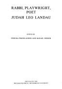 Cover of: Rav, meshorer u-mahazai: Yehudah Leyb Landa