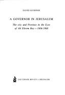 Cover of: Agovernor in Jersualem 1906-8