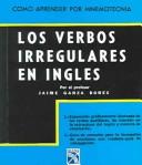 Cover of: Los verbos irregulares en Ingles