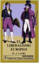Cover of: El liberalismo europeo by Harold Joseph Laski