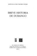 Cover of: Breve historia de Durango