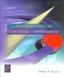 Cover of: Estadistica Para Las Ciencias del Comportamiento - 5b by Robert R. Pagano