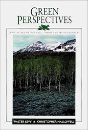 Cover of: Green Perspectives: Thinking, and Writing About Nature and the Environment