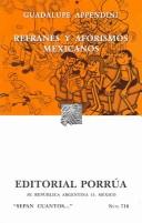 Cover of: Refranes y aforismos Mexicanos/Mexican sayings and aphorisms