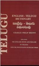 Cover of: English-Telugu Dictionary by Charles Philip Brown
