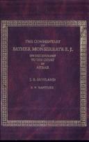 Cover of: Commentary of Father Monserrate S.J.on His Journey to the Court of Akbar by Father Monserrate