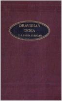 Cover of: Dravidian India by Iyengar T.R. Sesha