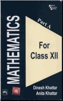 Front cover of Mathematics for Class XIII by Dinesh Khattar