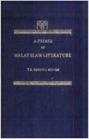A Primer of Malayalam Literature by T. K. Krishna Menon
