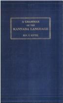 Cover of: A Grammar of the Kannada Language