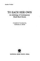 Cover of: To Each Her Own