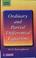 Cover of: Ordinary and Partial Differential Equations