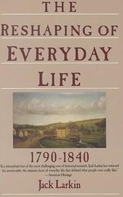 Cover of: Reshaping Everyday Life