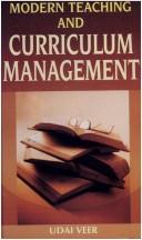 Cover of: Modern Teaching and Curriculum Management