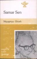 Cover of: Samar Sen by Nityapriya Ghosh