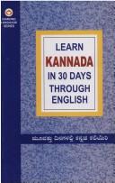 Cover of: Learn Kannada in 30 Days Through English by Krishna Gopal Vikal