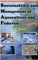 Cover of: Sustainability and Management of Aquaculture and Fisheries