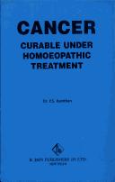 Cover of: Cancer Curable Under Homoeopathic