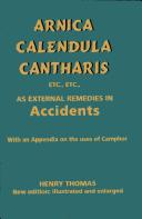 Cover of: Arnica, Calendula, Cantharis as External Remedies
