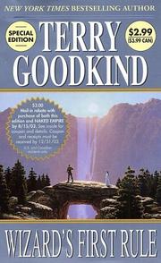 Cover of: Wizard's First Rule (Sword Of Truth) by Terry Goodkind