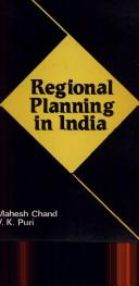 Cover of: Regional Planning in India