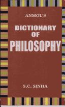 Cover of: Dictionary of Philosophy by S.C. Sinha