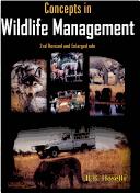 Cover of: Concepts in Wildlife Management