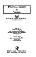 Cover of: Political System in Pakistan