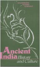 Cover of: Ancient India by Balkrishna Govind Gokhale