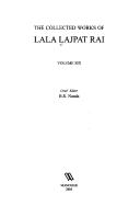 Cover of: Collected Works of Lala Lajpat Rai, Vol. 6