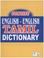 Cover of: Concise English-English Tamil Dictionary (Pocket)