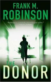 Cover of: The Donor by Frank M. Robinson