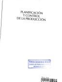 Cover of: Planeacion y Control de La Produccion