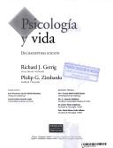Cover of: Psicologia Y Vida by Richard J. Gerrig