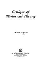 Cover of: Critique of Historical Theory