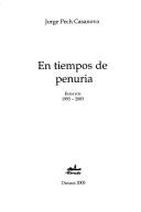 Cover of: En Tiempos de Penuria: Ensayos, 1993-2003