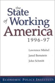 Cover of: The State of Working America 1996-97 (State of Working America) by Lawrence Mishel, Jared Bernstein, John Schmitt