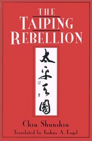 Cover of: The Taiping Rebellion by Chin, Shunshin