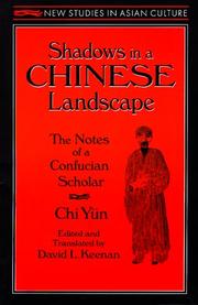 Cover of: Shadows in a Chinese Landscape by Yun Chi